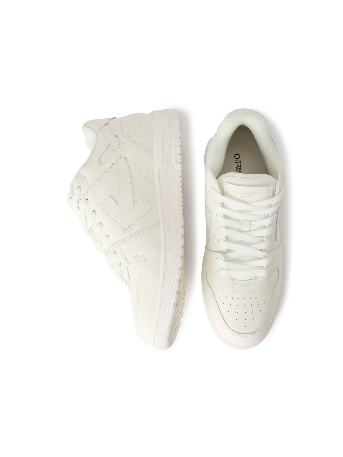 OFF-WHITE OUT OF OFFICE SNEAKER WHITE - WHITE — vista 4