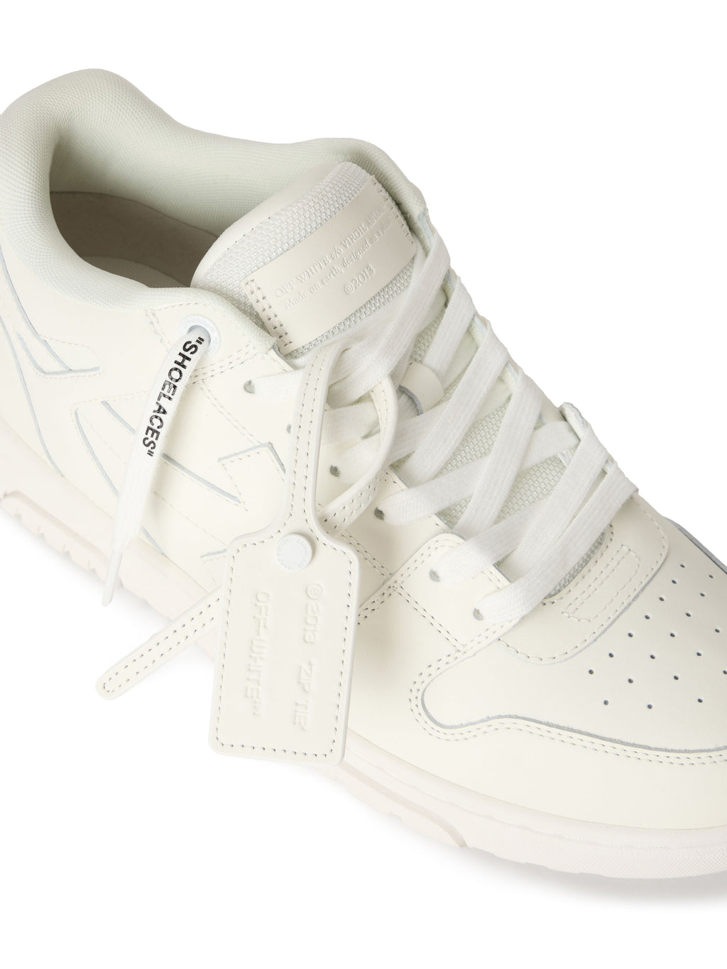 OFF-WHITE OUT OF OFFICE SNEAKER WHITE - WHITE — vista 6