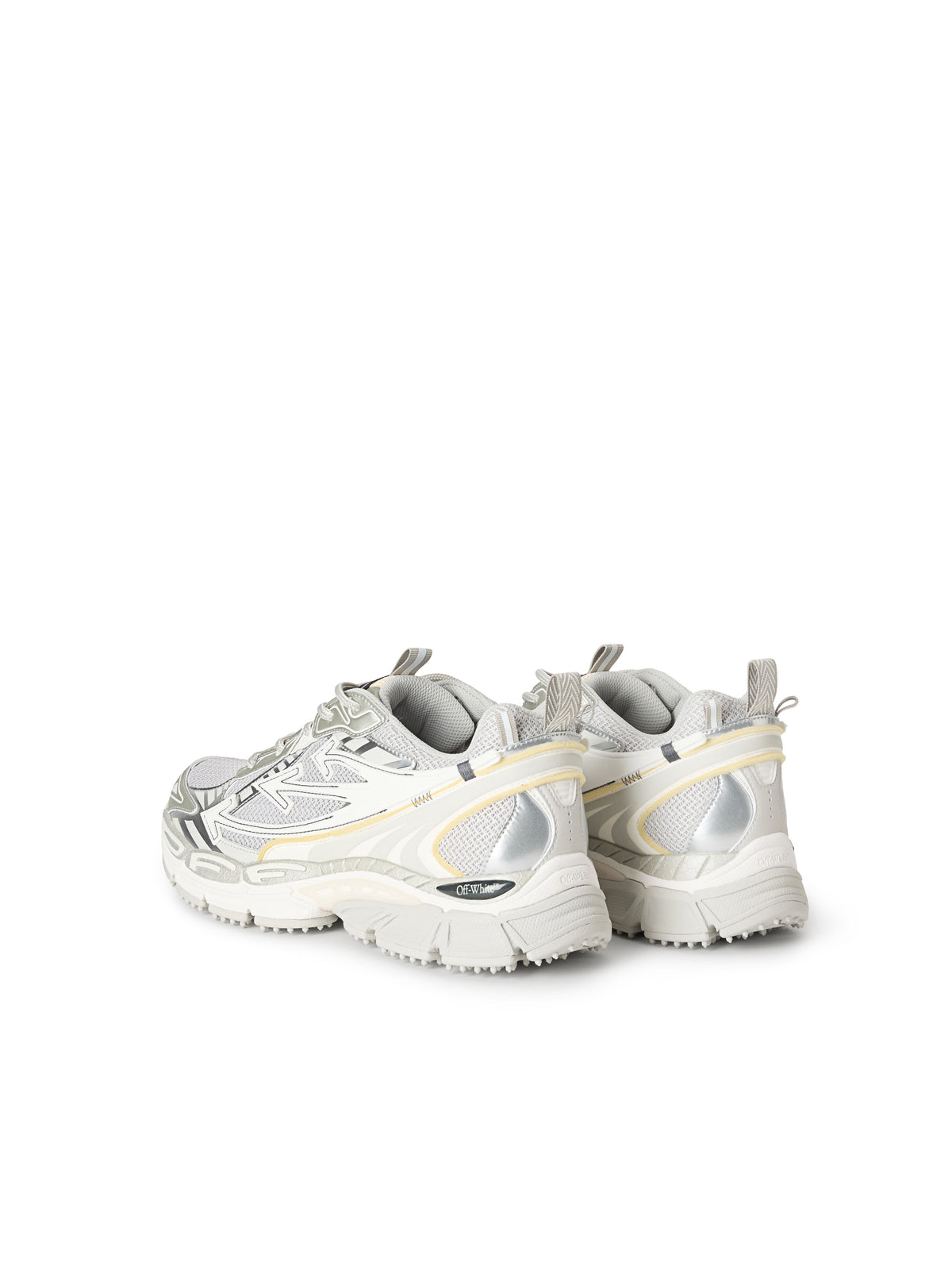 OFF-WHITE BE RIGHT BACK SNEAKERS GREY - SILVER — vista 5