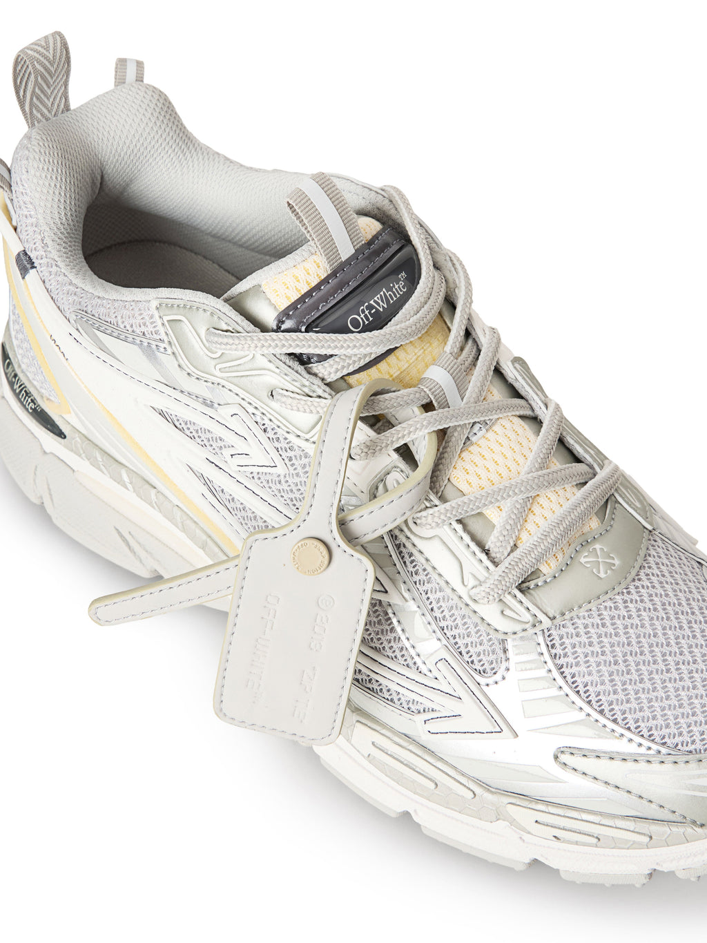 OFF-WHITE BE RIGHT BACK SNEAKERS GREY - SILVER — vista 6