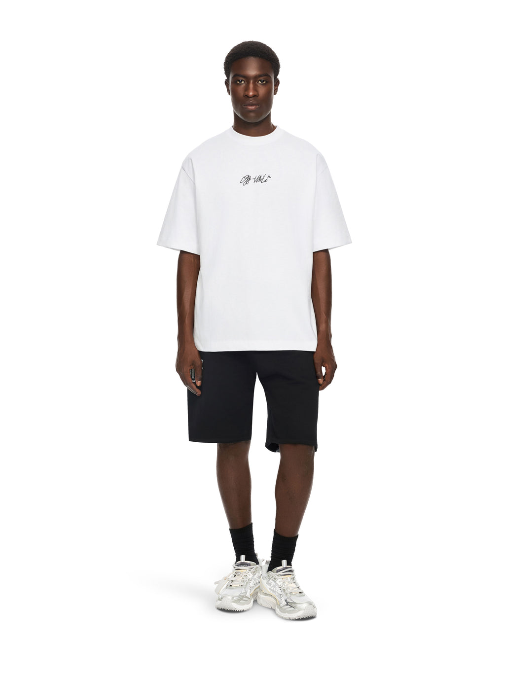 OFF-WHITE BE RIGHT BACK SNEAKERS GREY - SILVER — vista 7