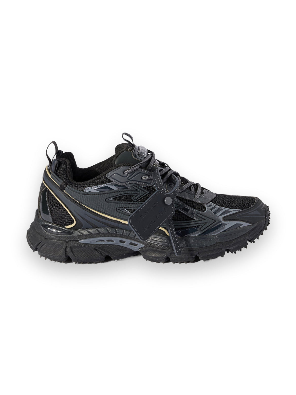 OFF-WHITE BE RIGHT BACK SNEAKERS BLACK/BLACK