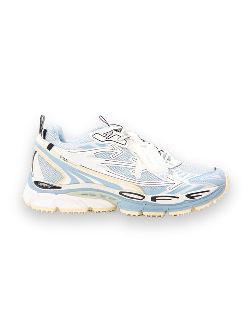 OFF-WHITE BE RIGHT BACK SNEAKERS LIGHT GREY - CYAN CELESTE