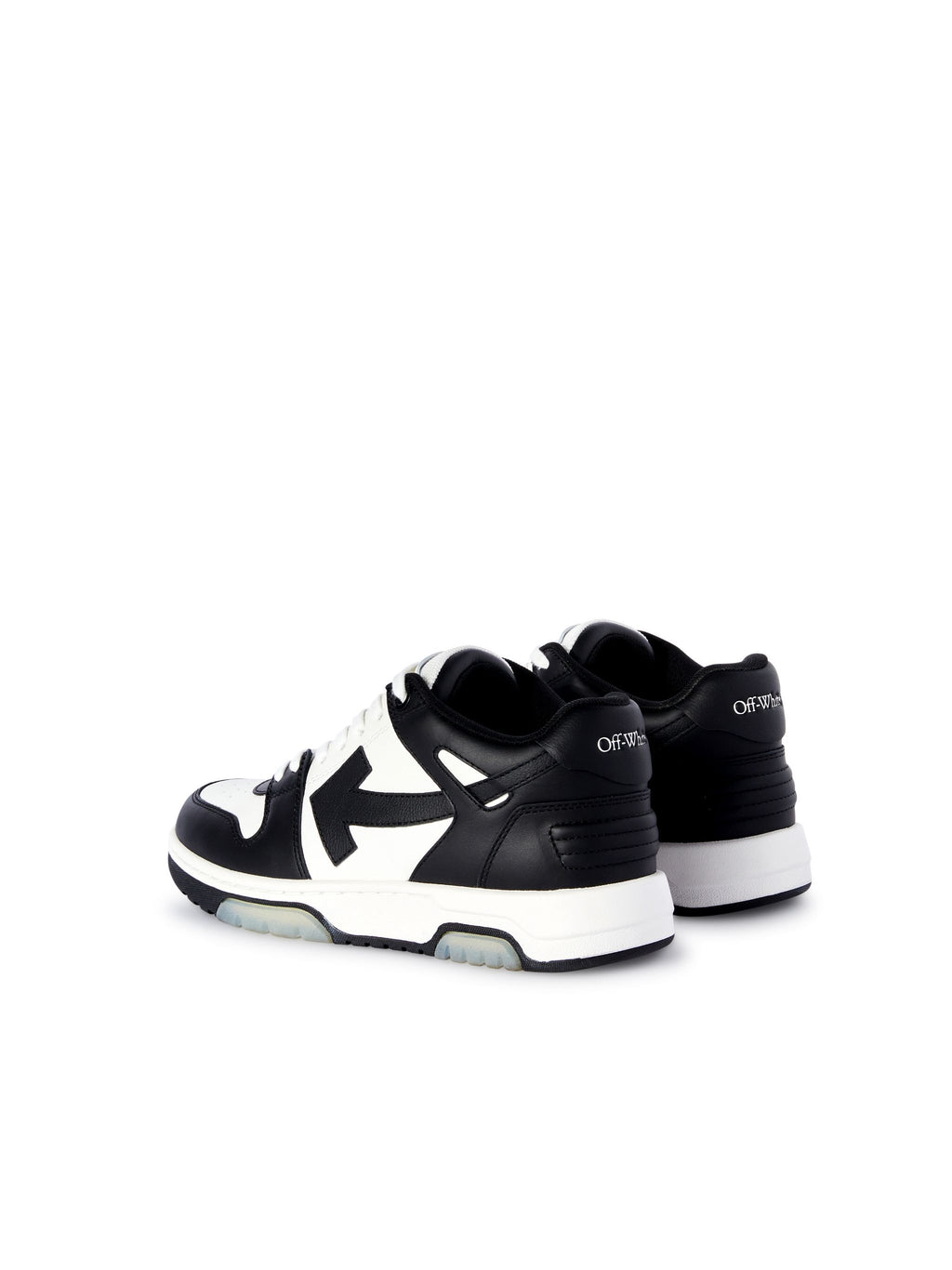 OFF-WHITE OUT OF OFFICE SNEAKERS WHITE/BLACK — vista 5