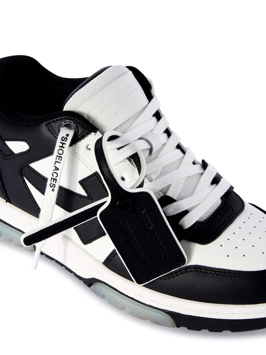 OFF-WHITE OUT OF OFFICE SNEAKERS WHITE/BLACK — vista 6
