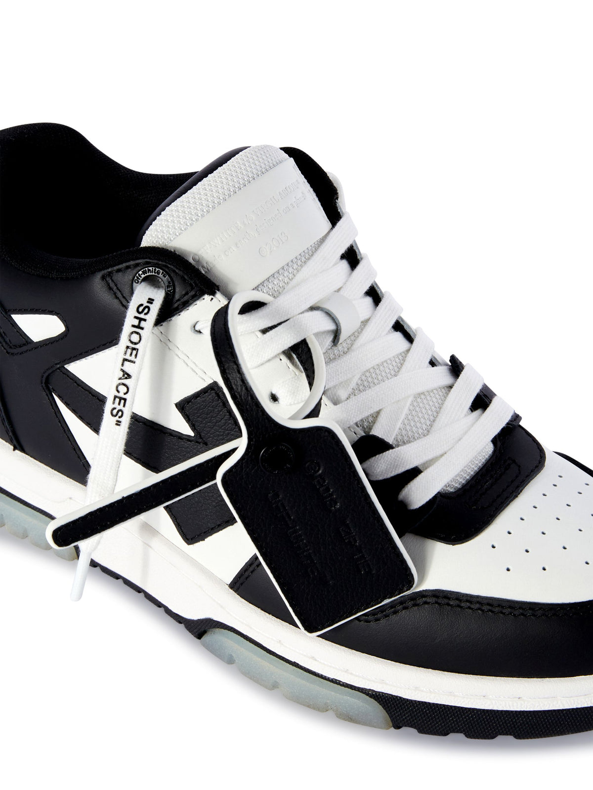 OFF-WHITE OUT OF OFFICE SNEAKERS WHITE/BLACK — vista 6