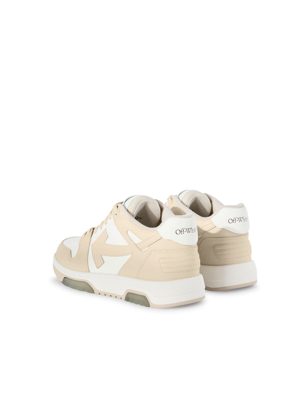 OFF-WHITE OUT OF OFFICE SNEAKERS WHITE - BEIGE — vista 5