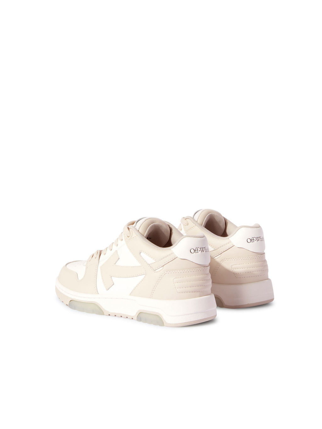 OFF-WHITE OUT OF OFFICE SNEAKERS WHITE - BEIGE — vista 7