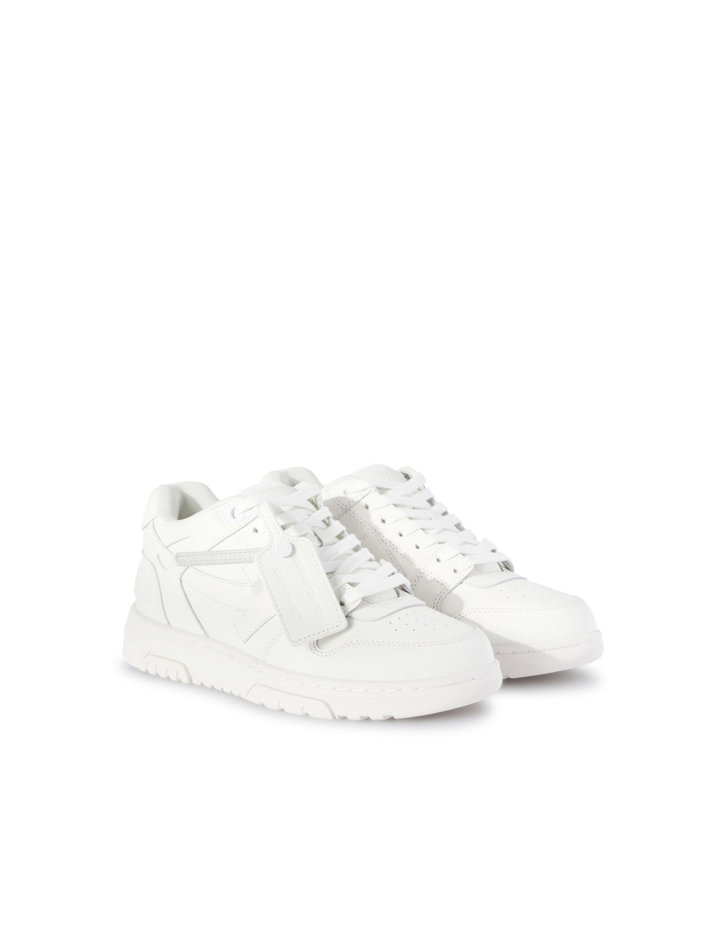 OFF-WHITE OUT OF OFFICE SNEAKERS WHITE - WHITE — vista 3