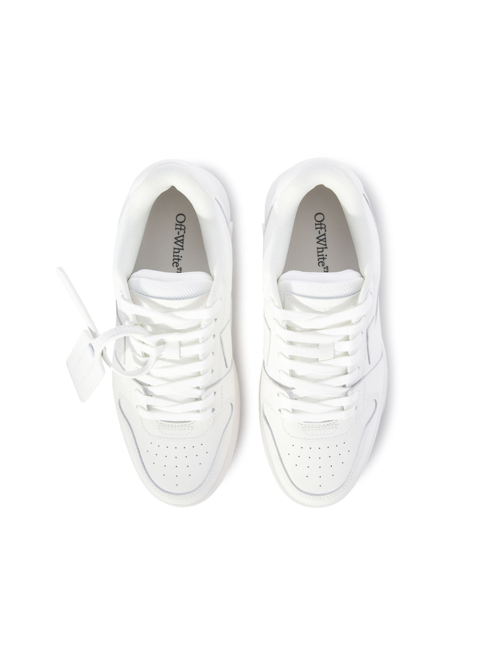 OFF-WHITE OUT OF OFFICE SNEAKERS WHITE - WHITE — vista 4