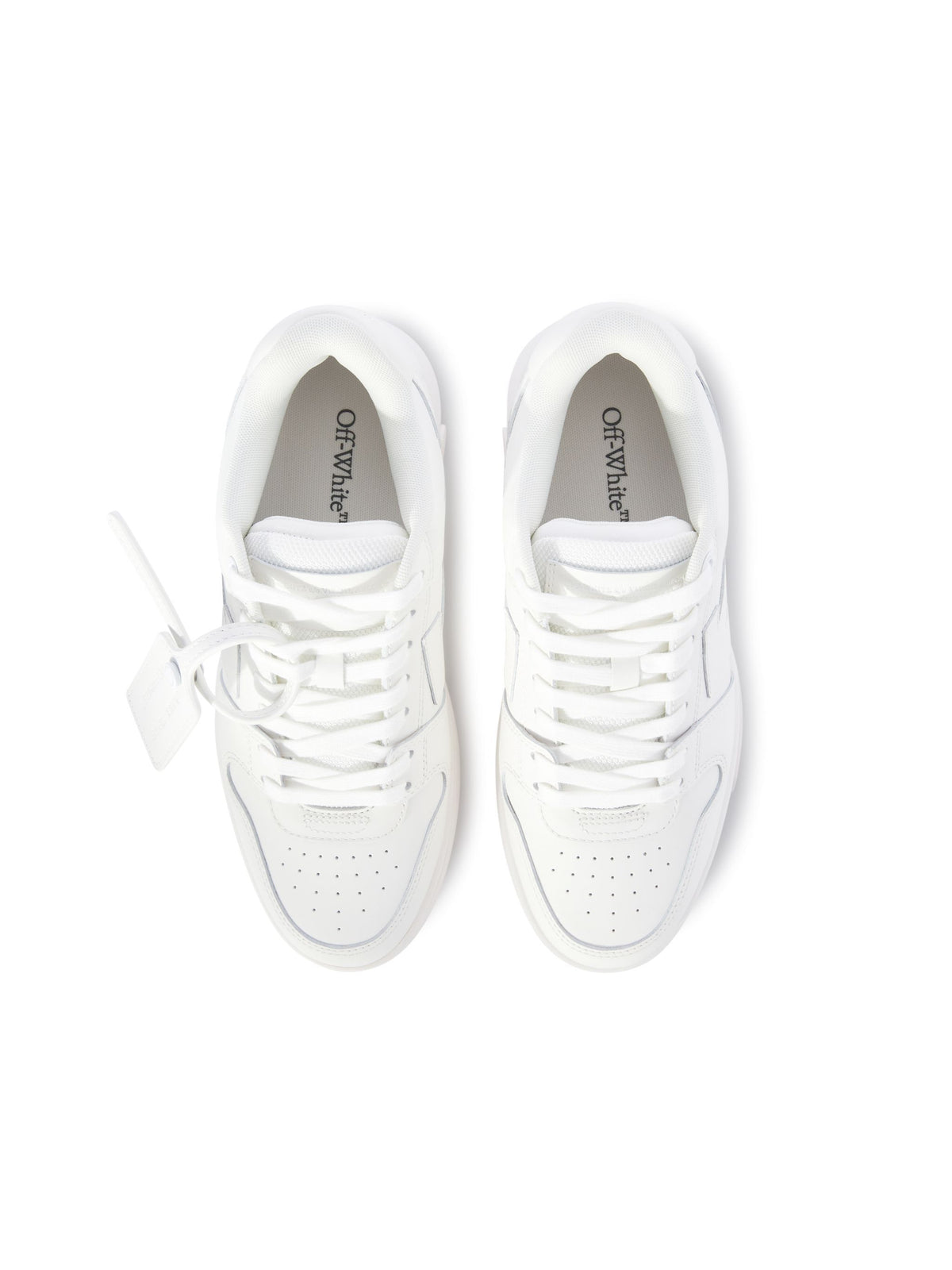 OFF-WHITE OUT OF OFFICE SNEAKERS WHITE - WHITE — vista 4