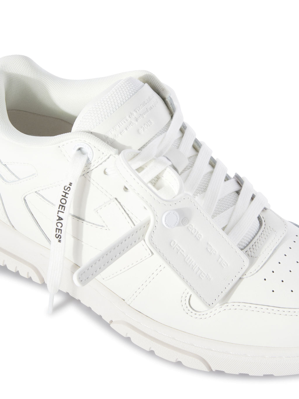 OFF-WHITE OUT OF OFFICE SNEAKERS WHITE - WHITE — vista 6