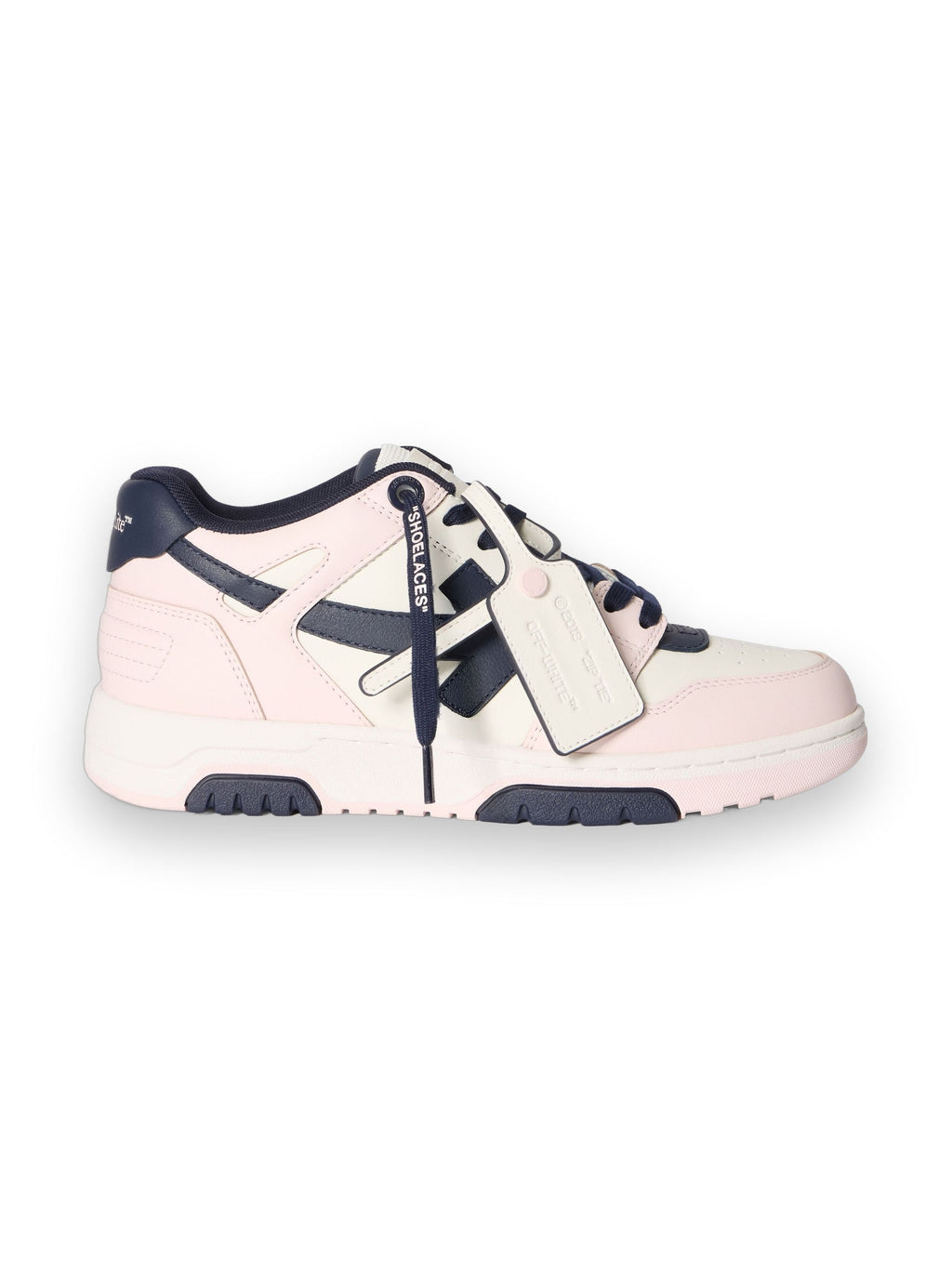 OFF-WHITE OUT OF OFFICE SNEAKERS PINK - DARK BLUE