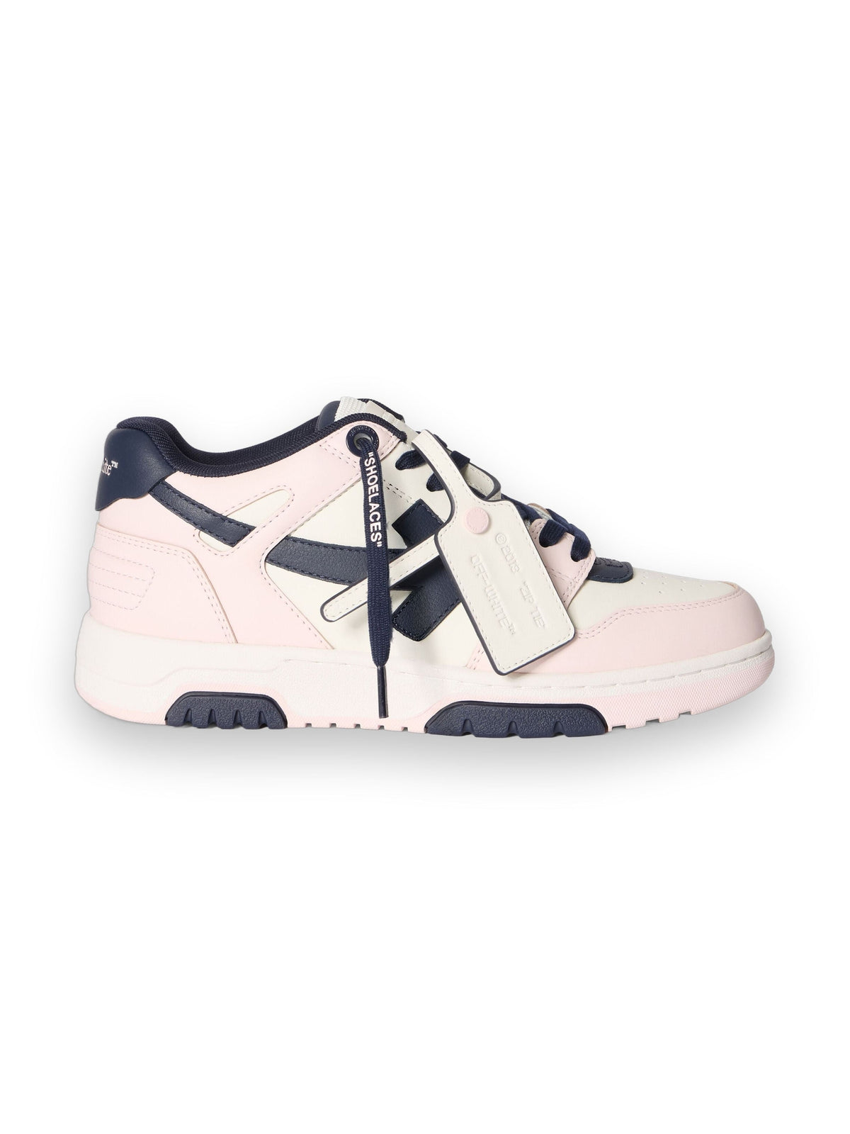 OFF-WHITE OUT OF OFFICE SNEAKERS PINK - DARK BLUE