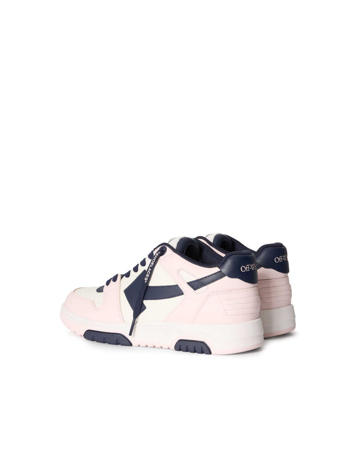 OFF-WHITE OUT OF OFFICE SNEAKERS PINK - DARK BLUE — vista 5