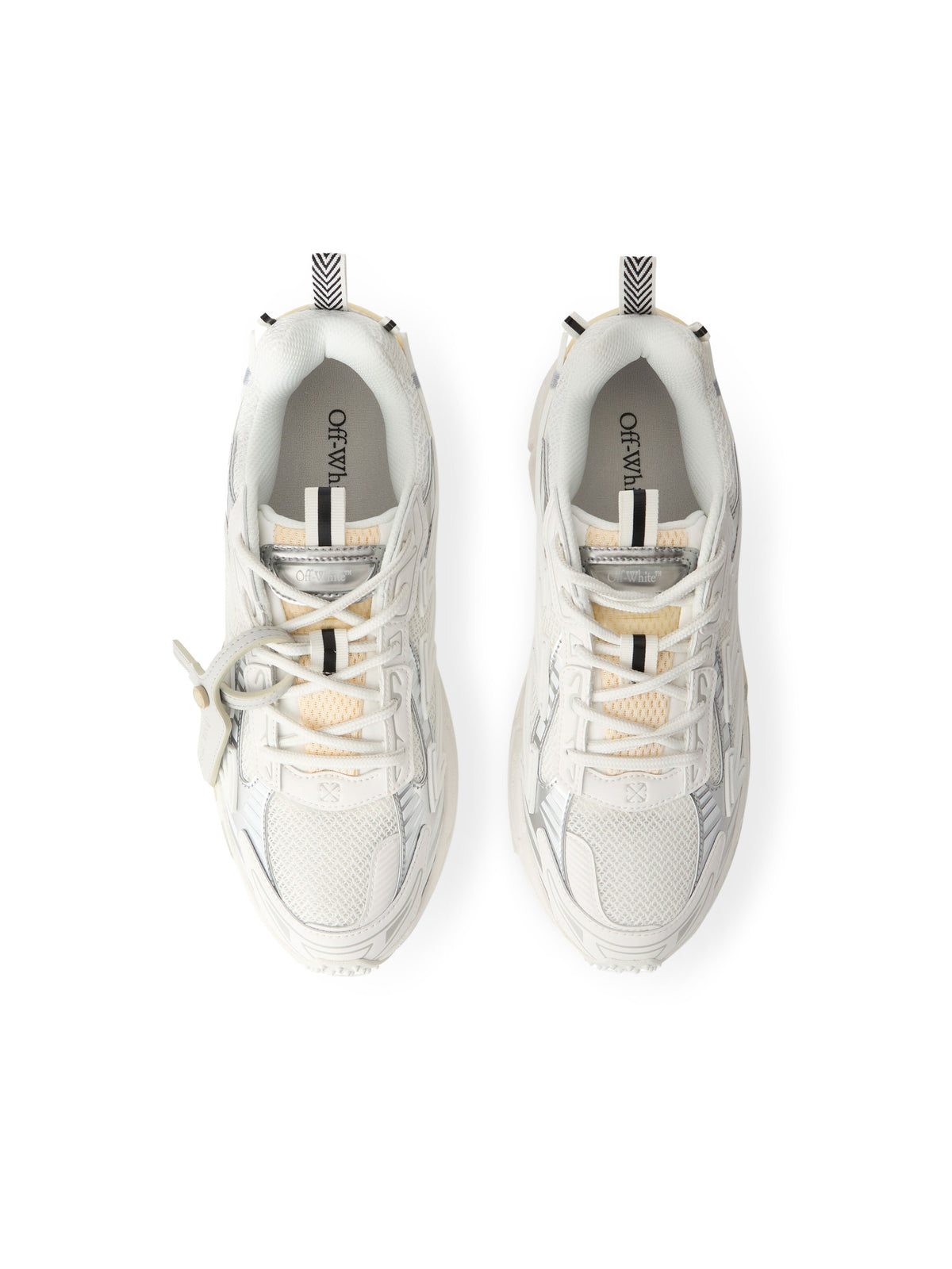 OFF-WHITE BE RIGHT BACK SNEAKERS WHITE - WHITE — vista 4