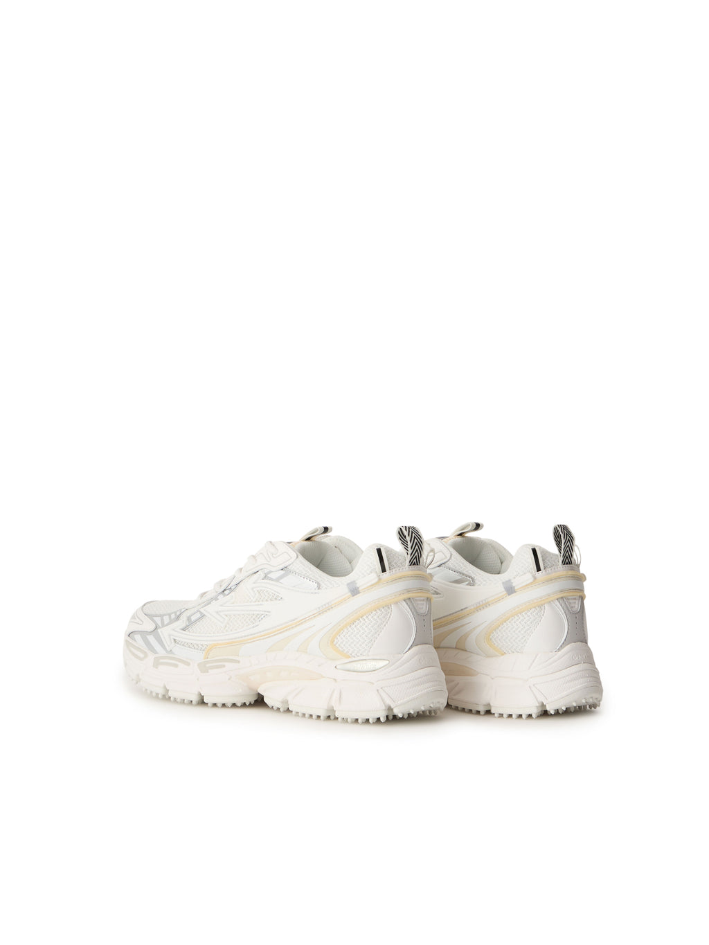 OFF-WHITE BE RIGHT BACK SNEAKERS WHITE - WHITE — vista 5