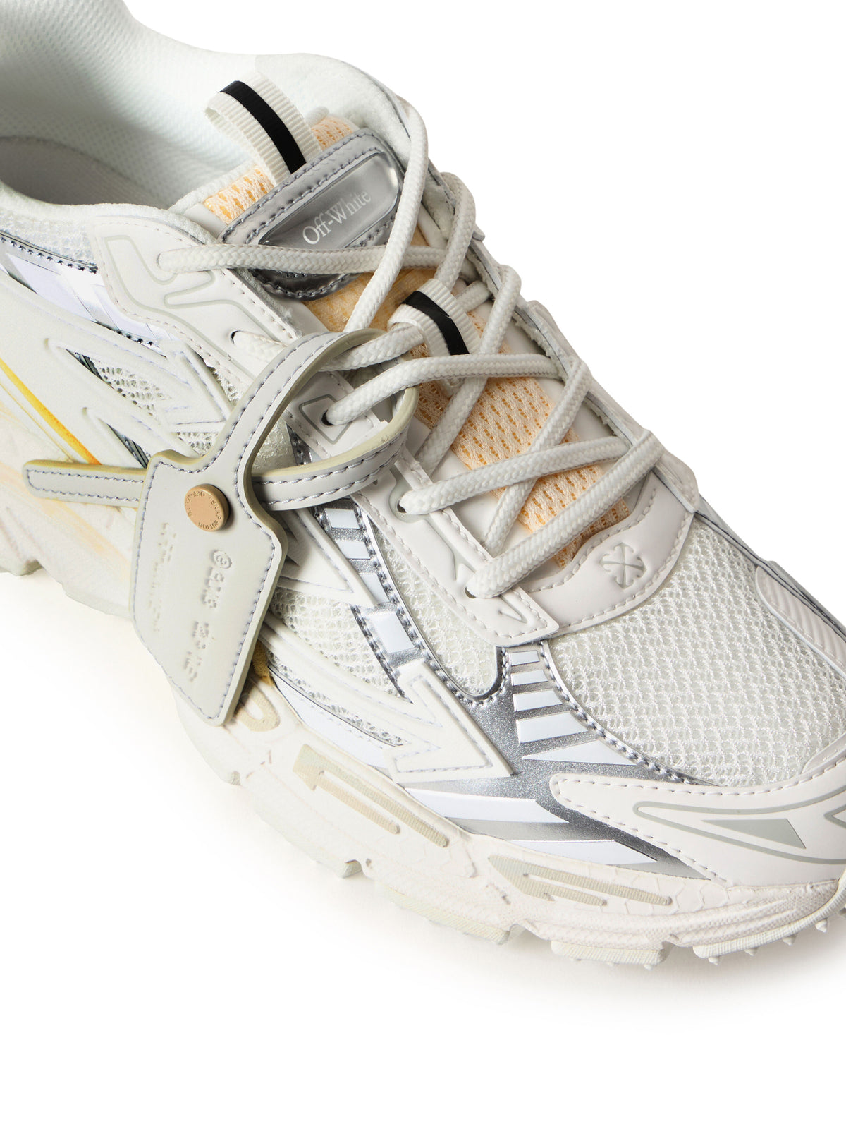 OFF-WHITE BE RIGHT BACK SNEAKERS WHITE - WHITE — vista 6