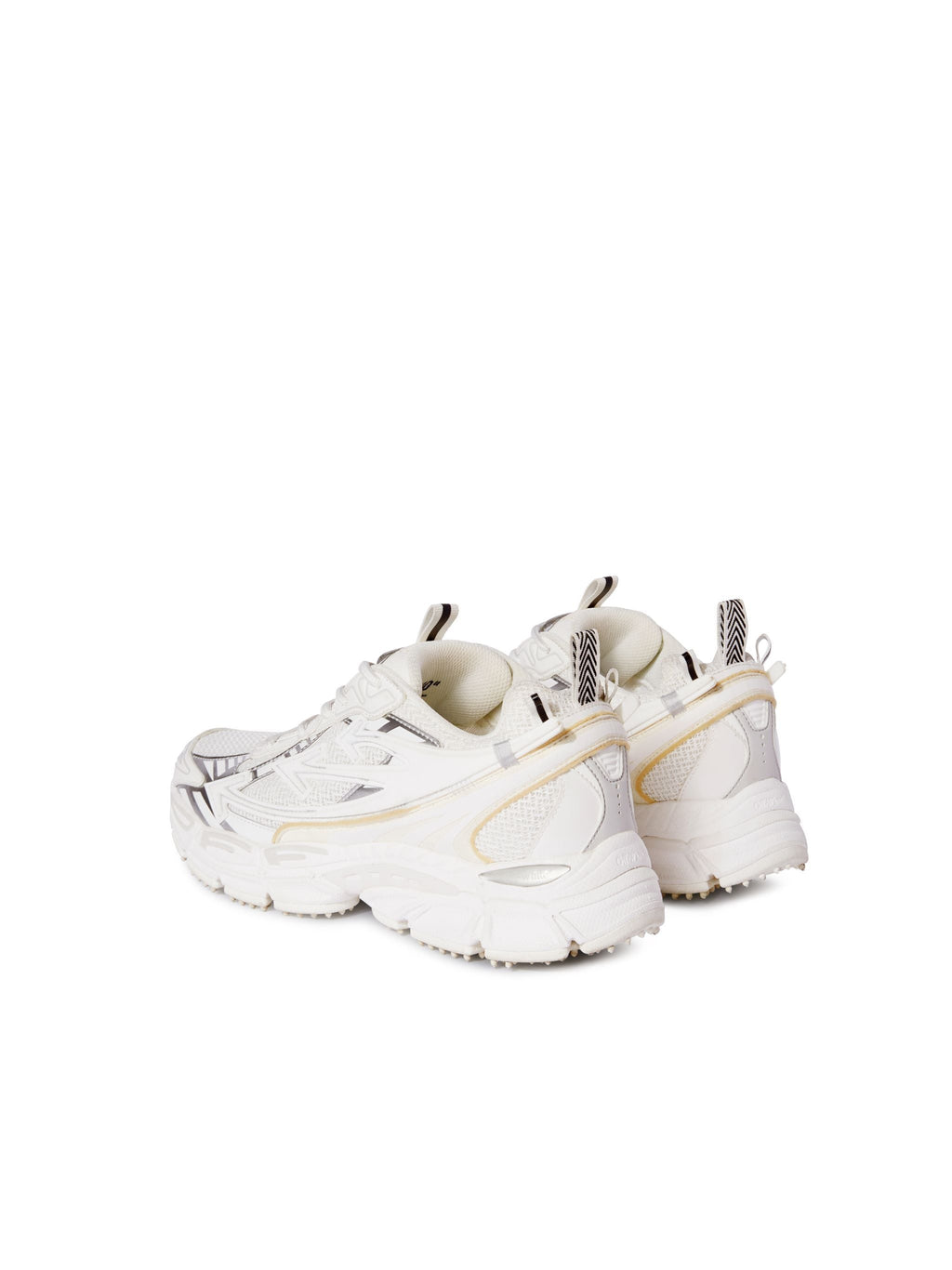 OFF-WHITE BE RIGHT BACK SNEAKERS WHITE - WHITE — vista 7