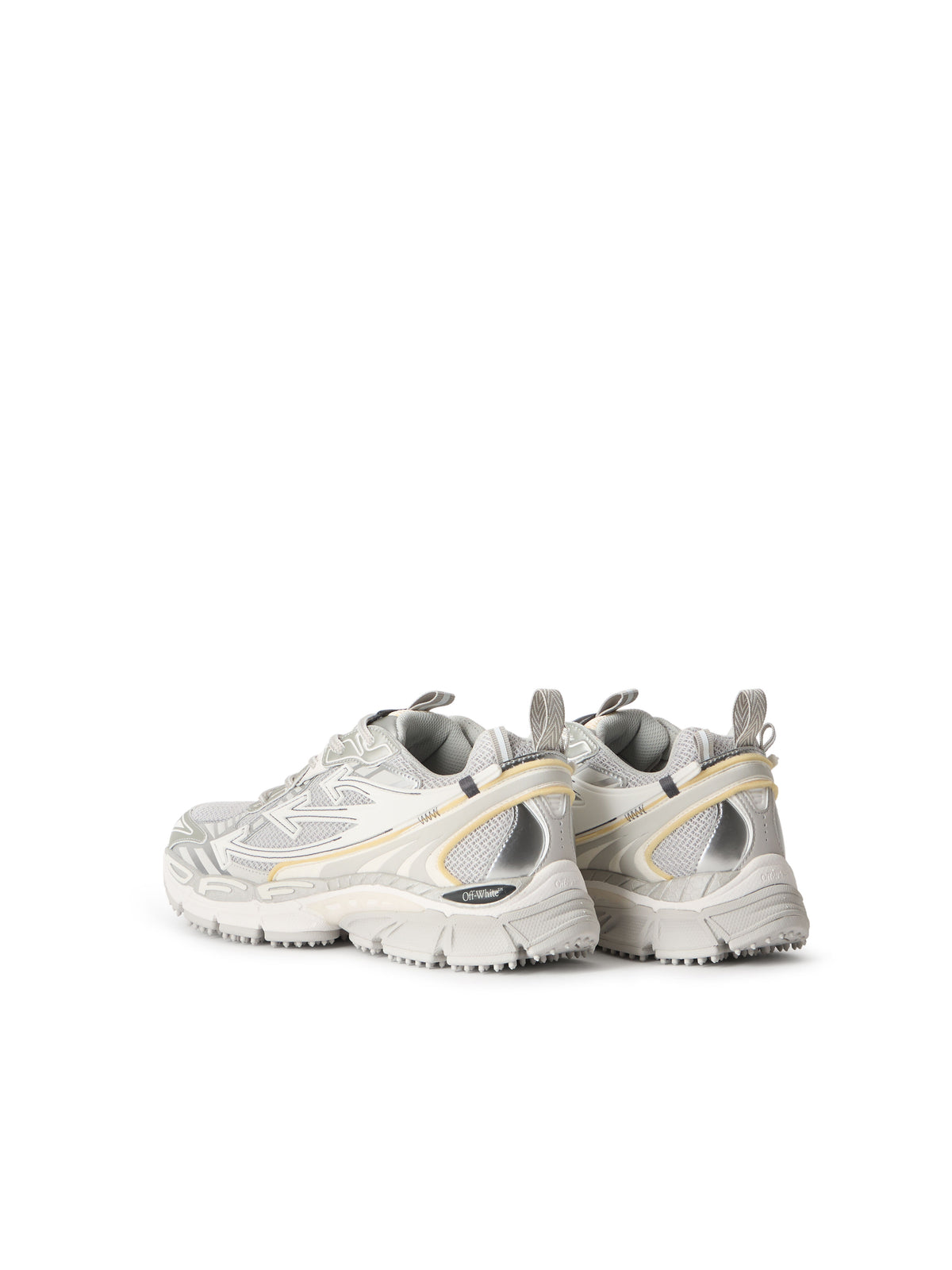 OFF-WHITE BE RIGHT BACK SNEAKERS GREY - SILVER — vista 5