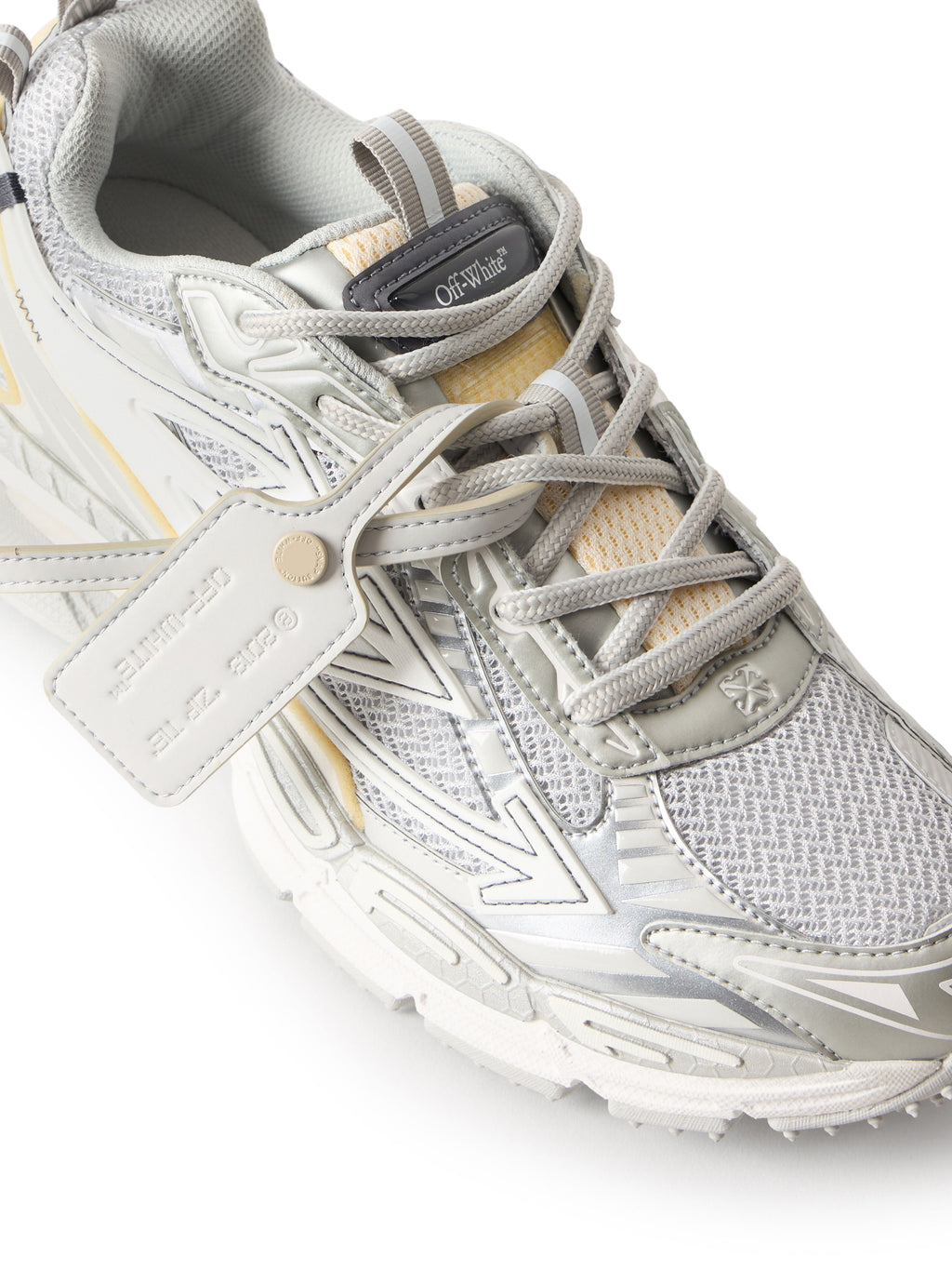 OFF-WHITE BE RIGHT BACK SNEAKERS GREY - SILVER — vista 6