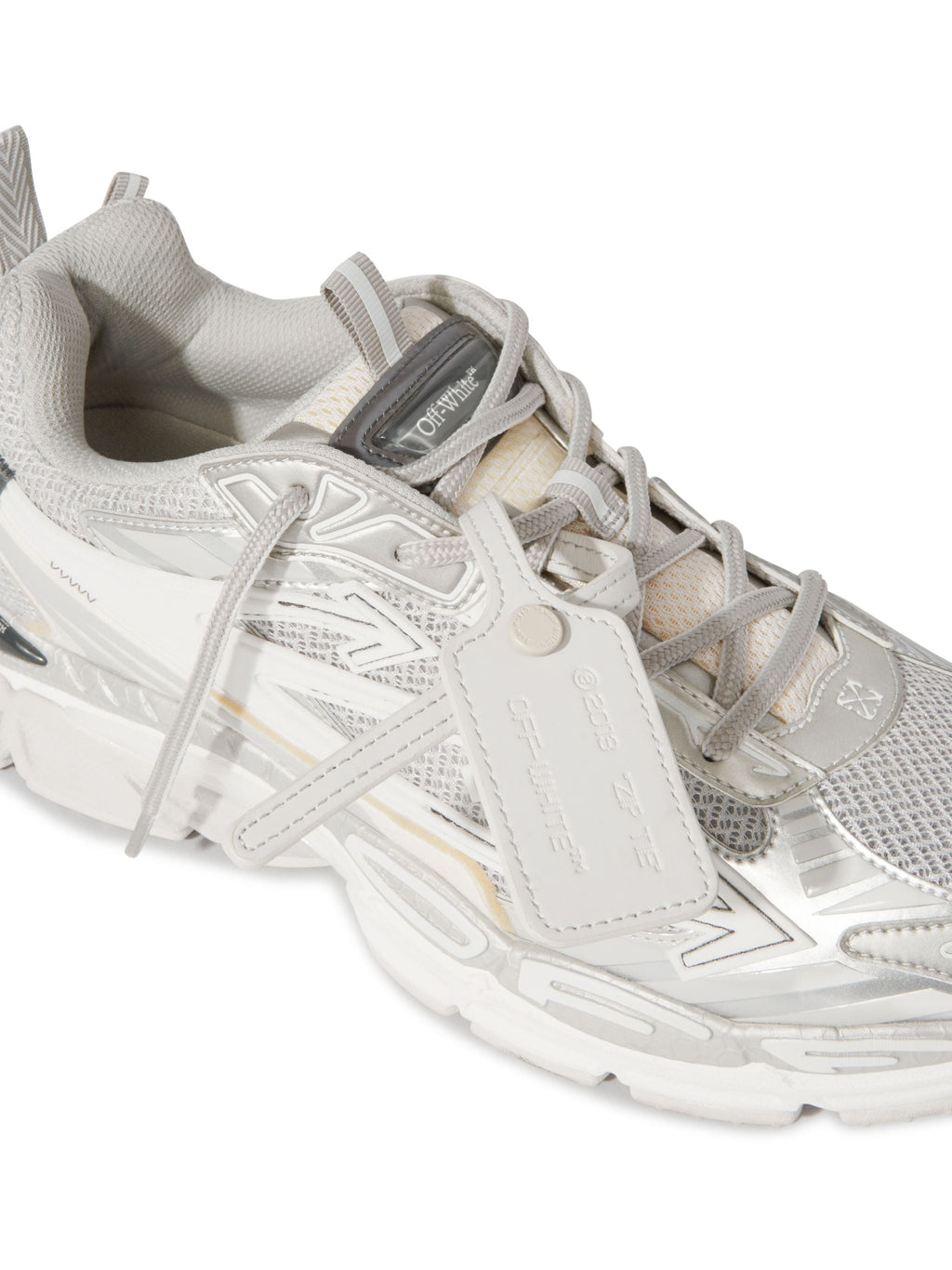 OFF-WHITE BE RIGHT BACK SNEAKERS GREY - SILVER — vista 8