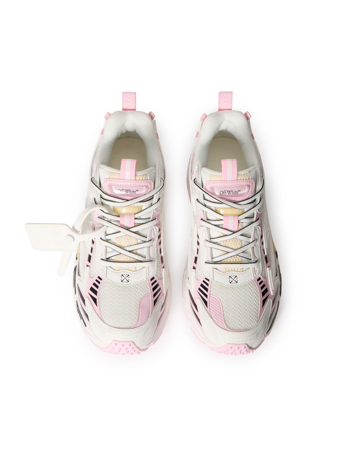OFF-WHITE BE RIGHT BACK SNEAKERS WHITE - SOFT PINK — vista 4