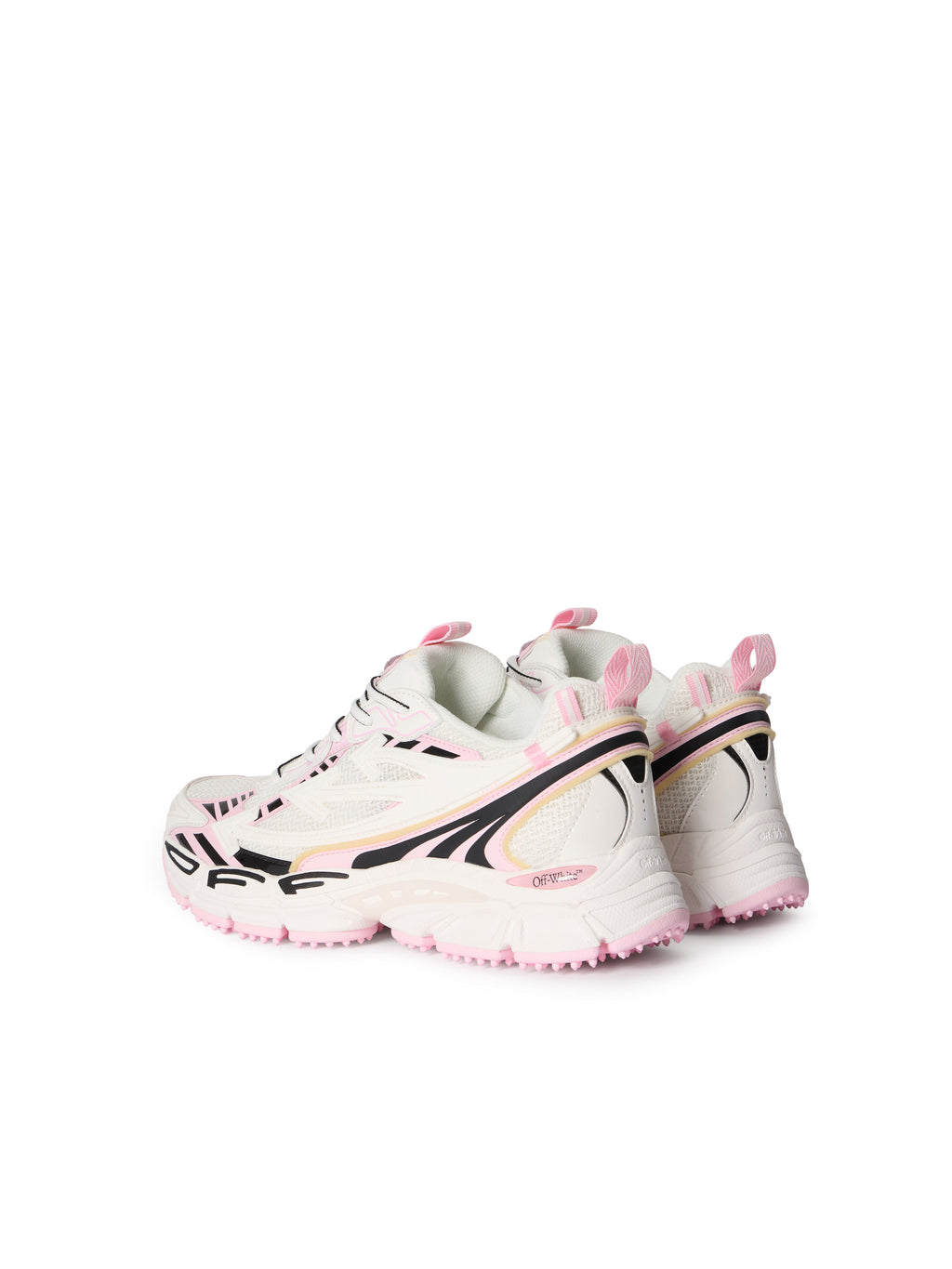OFF-WHITE BE RIGHT BACK SNEAKERS WHITE - SOFT PINK — vista 5