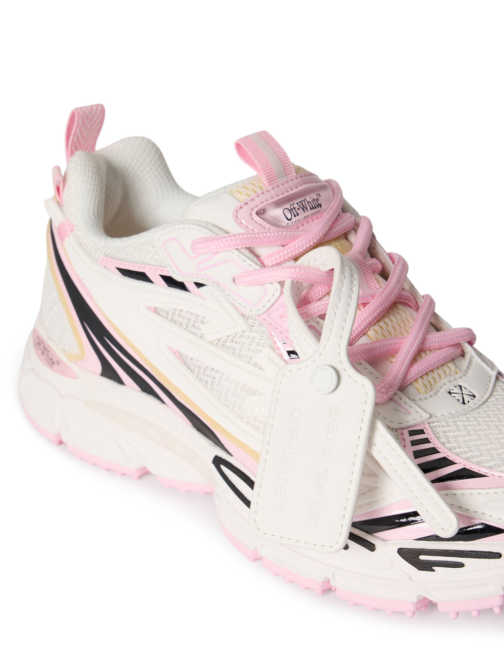 OFF-WHITE BE RIGHT BACK SNEAKERS WHITE - SOFT PINK — vista 6