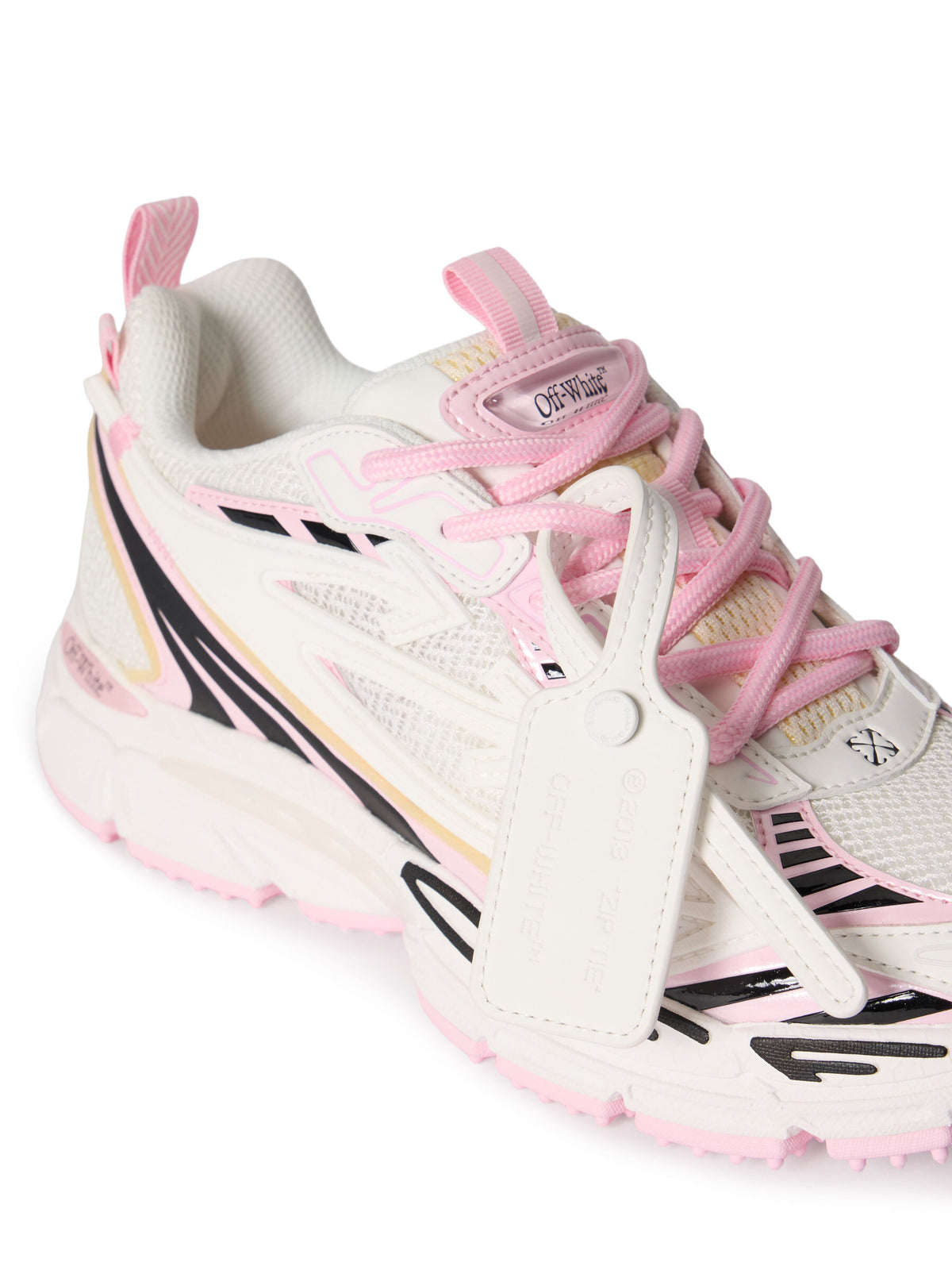 OFF-WHITE BE RIGHT BACK SNEAKERS WHITE - SOFT PINK — vista 6