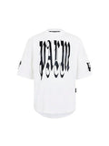 PALM ANGELS GOTHIC LOGO WHITE TEE PALM ANGELS The Hype Company