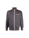 PALM ANGELS GREY STRIPED LOGO TRACK JACKET PALM ANGELS The Hype Company