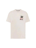 PALM ANGELS MONEYGRAM HAAS F1 TEAM TEE BEIGE BLACK PALM ANGELS The Hype Company