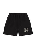 PALM ANGELS PA BLACK SWEATSHORTS PALM ANGELS The Hype Company