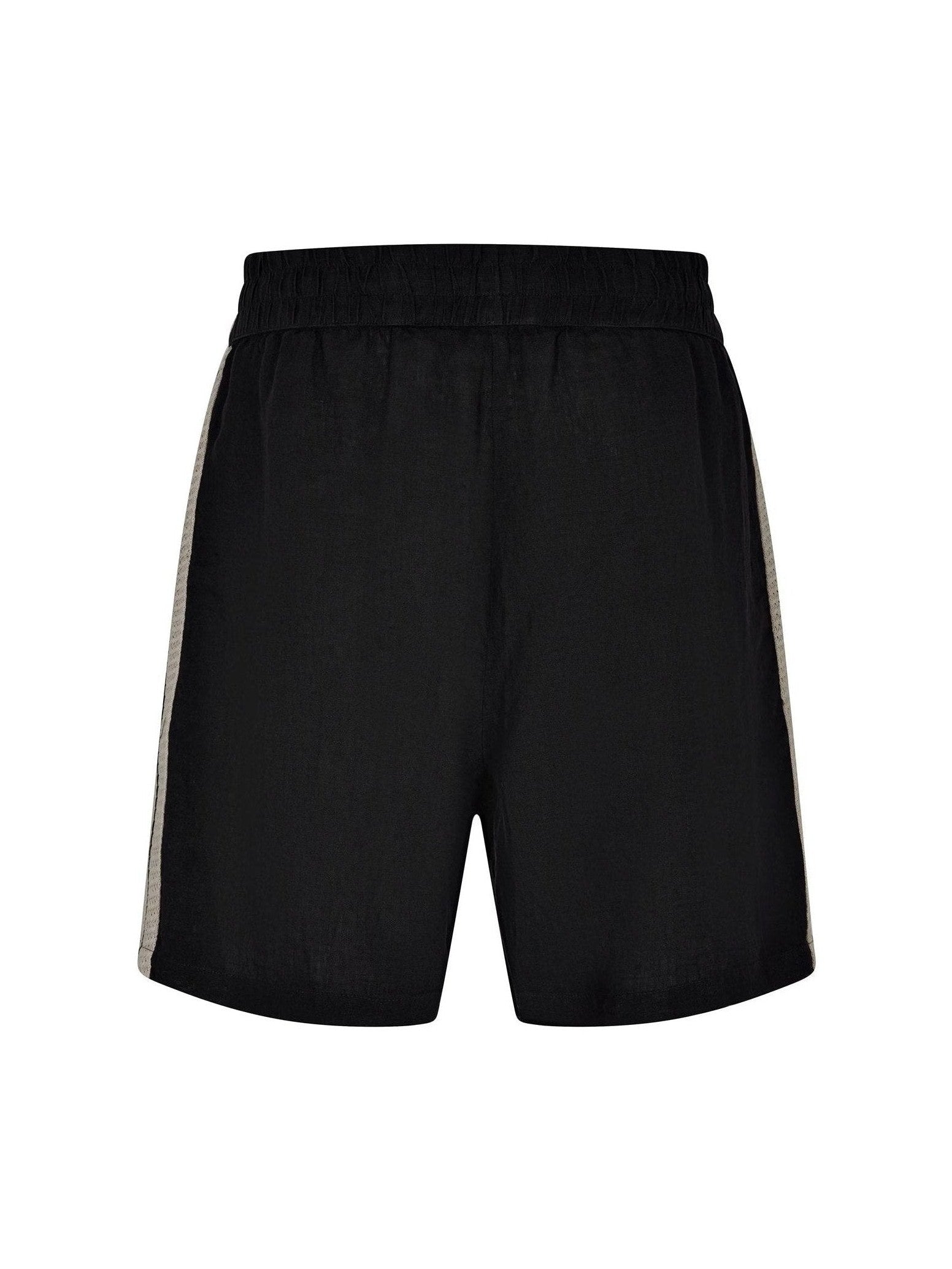 PALM ANGELS PA STRIPED LOGO TRACK SHORT