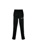 PALM ANGELS STRIPED LOGO TRACK PANTS BLACK PALM ANGELS The Hype Company