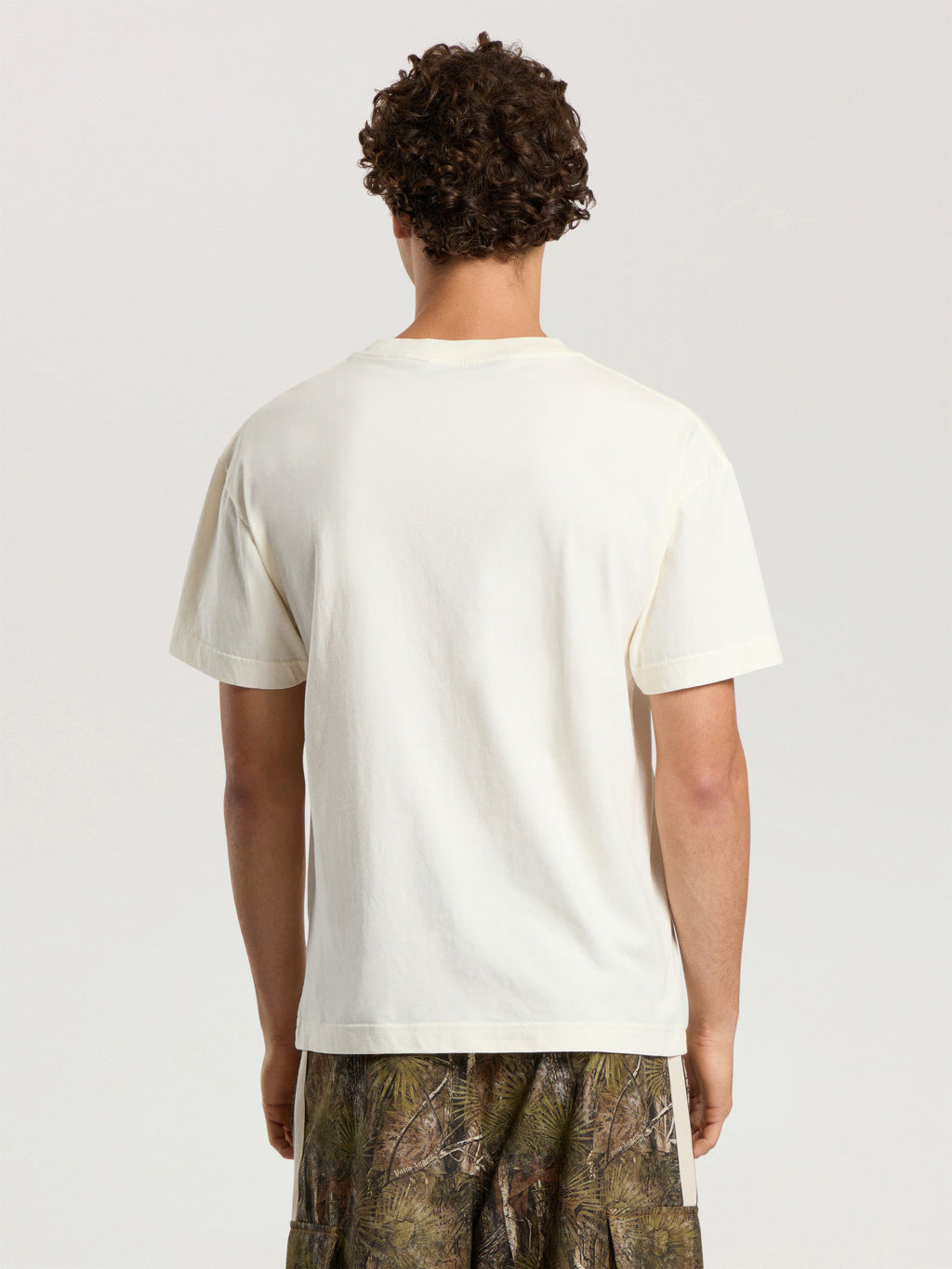 PALM ANGELS PALM ISLAND REGULAR T-SHIRT OFF WHITE - MULTICOLOR — vista 5