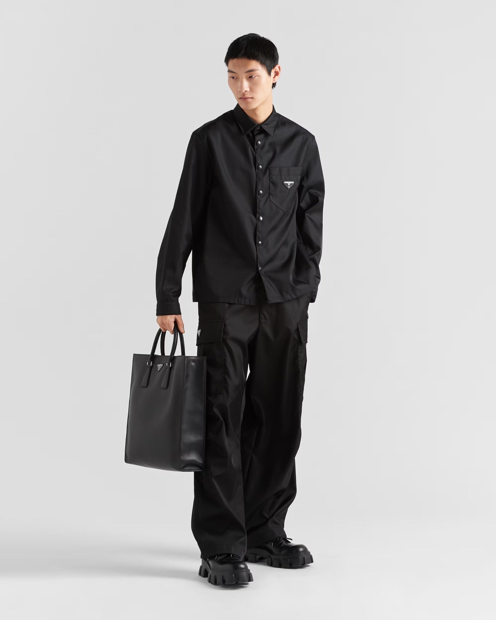 PRADA RE-NYLON JACKET BLACK