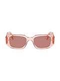 PRADA TRANSPARENT PINK SYMBOLE SUNGLASSES PRADA The Hype Company