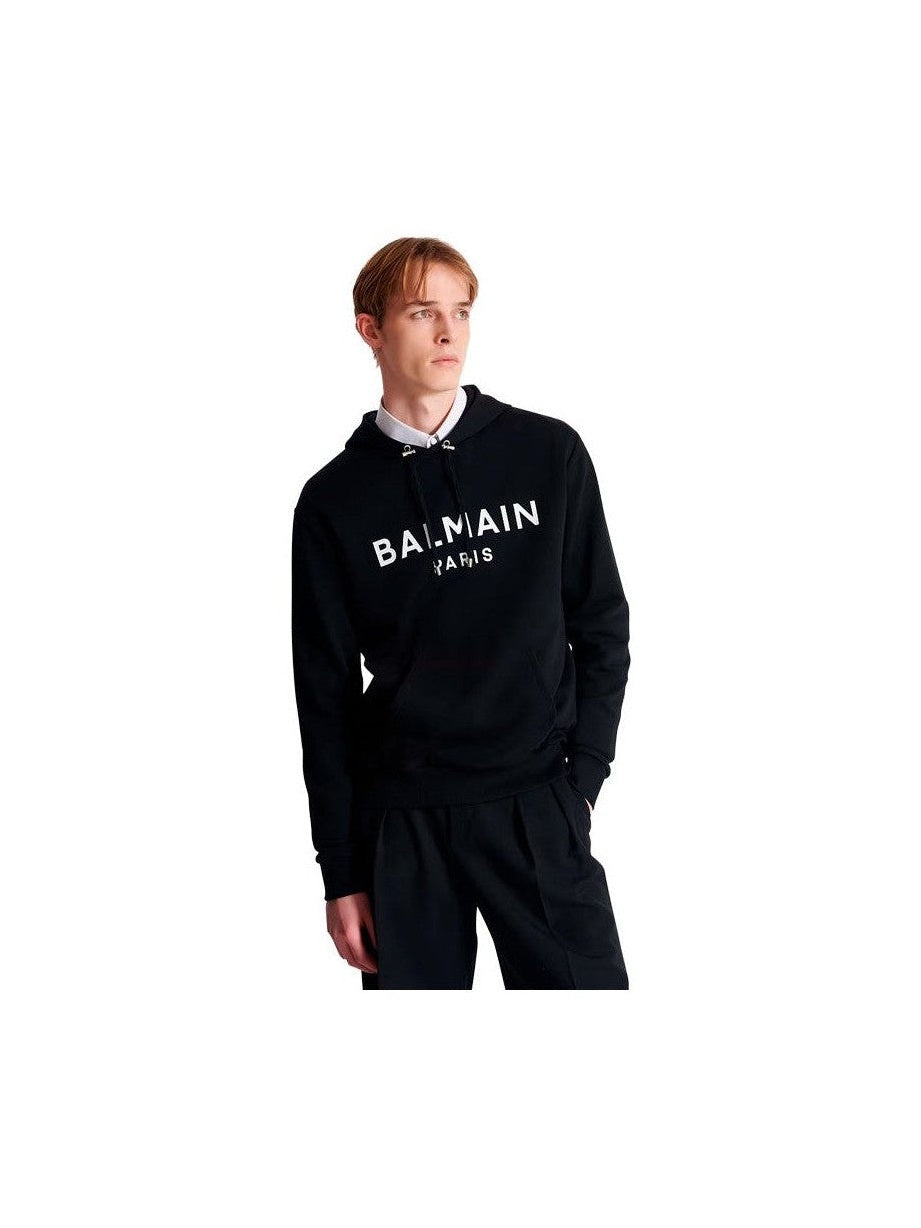 PRINTED BALMAIN PARIS HOODIE BALMAIN The Hype Company