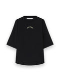 PALM ANGELS CURVED LOGO OVER T-SHIRT BLACK TOFU
