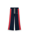 PALM ANGELS CLASSIC LOGO SWEATPANTS NAVY BLUE RED