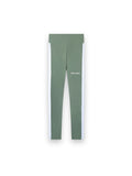PALM ANGELS TRAINING TRACK LEGGINGS SAGE WHITE