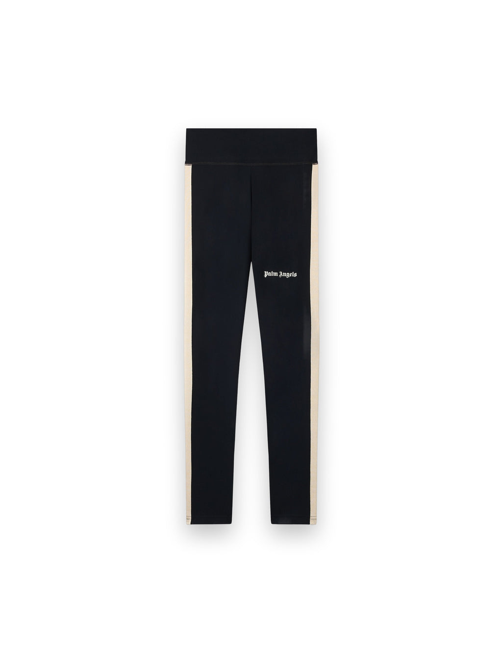PALM ANGELS TRAINING TRACK LEGGINS BLACK OFF WHITE