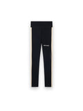PALM ANGELS TRAINING TRACK LEGGINS BLACK OFF WHITE