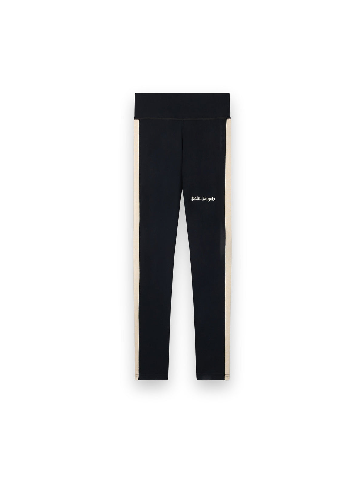 PALM ANGELS TRAINING TRACK LEGGINS BLACK OFF WHITE