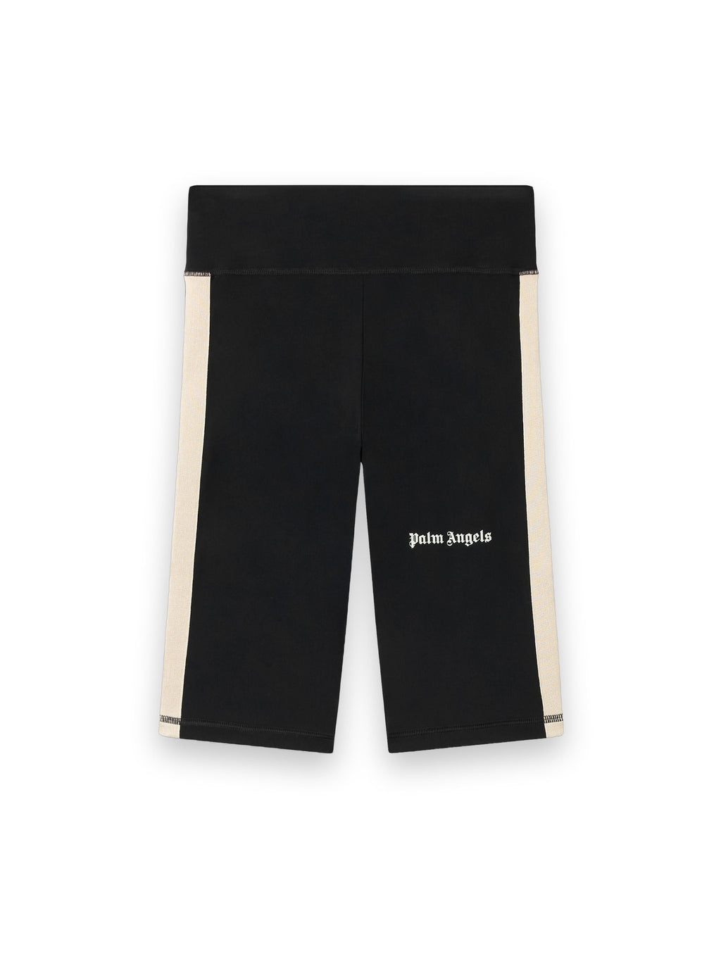 PALM ANGELS TRAINING TRACK CYCLIST BLACK OFF WHITE