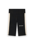 PALM ANGELS TRAINING TRACK CYCLIST BLACK OFF WHITE