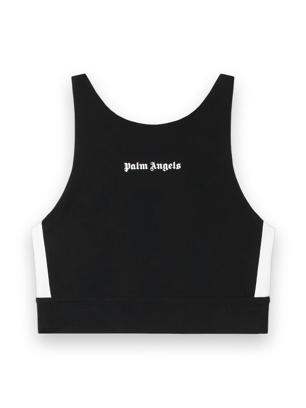 PALM ANGELS TRAINING TRACK TOP BLACK WHITE
