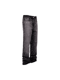 REPUTATION CRYSTALS FLARE DENIM BLACK PANTS